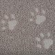 LOVE STORY 40cm x 30cm Paw Print Rectangle Dining & Cat Litter Mat Taupe LOVE STORY 40cm x 30cm Paw Print Rectangle Dining & Cat Litter Mat Taupe