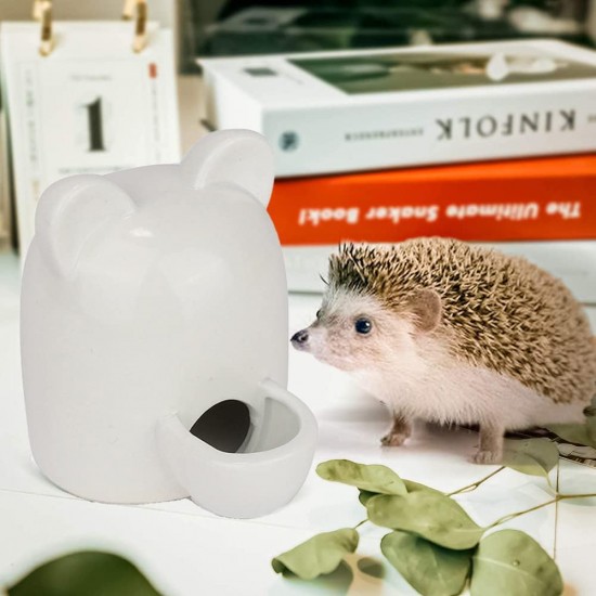 Lgel Ceramic Water Bottle, Hamster Water Bottle, Ceramic White, Automatic Water Dispenser Hamster Ceramic, Hamster Water Bottle, Ceramic, Mute for Hedgehog, Rabbit, Totoro, Cat, 300 ml Lgel Ceramic Water Bottle, Hamster Water Bottle, Ceramic White, Automatic Water Dispenser Hamster Ceramic, Hamster Water Bottle, Ceramic, Mute for Hedgehog, Rabbit, Totoro, Cat, 300 ml