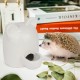 Lgel Ceramic Water Bottle, Hamster Water Bottle, Ceramic White, Automatic Water Dispenser Hamster Ceramic, Hamster Water Bottle, Ceramic, Mute for Hedgehog, Rabbit, Totoro, Cat, 300 ml