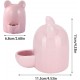 Lgel Ceramic Water Bottle, Hamster Water Bottle, Ceramic White, Automatic Water Dispenser Hamster Ceramic, Hamster Water Bottle, Ceramic, Mute for Hedgehog, Rabbit, Totoro, Cat, 300 ml