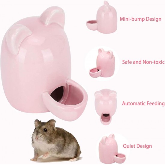 Lgel Ceramic Water Bottle, Hamster Water Bottle, Ceramic White, Automatic Water Dispenser Hamster Ceramic, Hamster Water Bottle, Ceramic, Mute for Hedgehog, Rabbit, Totoro, Cat, 300 ml Lgel Ceramic Water Bottle, Hamster Water Bottle, Ceramic White, Automatic Water Dispenser Hamster Ceramic, Hamster Water Bottle, Ceramic, Mute for Hedgehog, Rabbit, Totoro, Cat, 300 ml