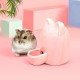Lgel Ceramic Water Bottle, Hamster Water Bottle, Ceramic White, Automatic Water Dispenser Hamster Ceramic, Hamster Water Bottle, Ceramic, Mute for Hedgehog, Rabbit, Totoro, Cat, 300 ml