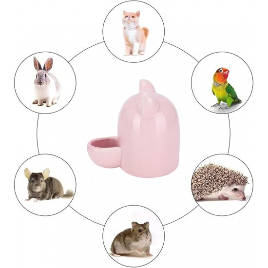 Lgel Ceramic Water Bottle, Hamster Water Bottle, Ceramic White, Automatic Water Dispenser Hamster Ceramic, Hamster Water Bottle, Ceramic, Mute for Hedgehog, Rabbit, Totoro, Cat, 300 ml Lgel Ceramic Water Bottle, Hamster Water Bottle, Ceramic White, Automatic Water Dispenser Hamster Ceramic, Hamster Water Bottle, Ceramic, Mute for Hedgehog, Rabbit, Totoro, Cat, 300 ml