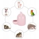 Lgel Ceramic Water Bottle, Hamster Water Bottle, Ceramic White, Automatic Water Dispenser Hamster Ceramic, Hamster Water Bottle, Ceramic, Mute for Hedgehog, Rabbit, Totoro, Cat, 300 ml