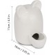 Lgel Ceramic Water Bottle, Hamster Water Bottle, Ceramic White, Automatic Water Dispenser Hamster Ceramic, Hamster Water Bottle, Ceramic, Mute for Hedgehog, Rabbit, Totoro, Cat, 300 ml