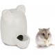 Lgel Ceramic Water Bottle, Hamster Water Bottle, Ceramic White, Automatic Water Dispenser Hamster Ceramic, Hamster Water Bottle, Ceramic, Mute for Hedgehog, Rabbit, Totoro, Cat, 300 ml