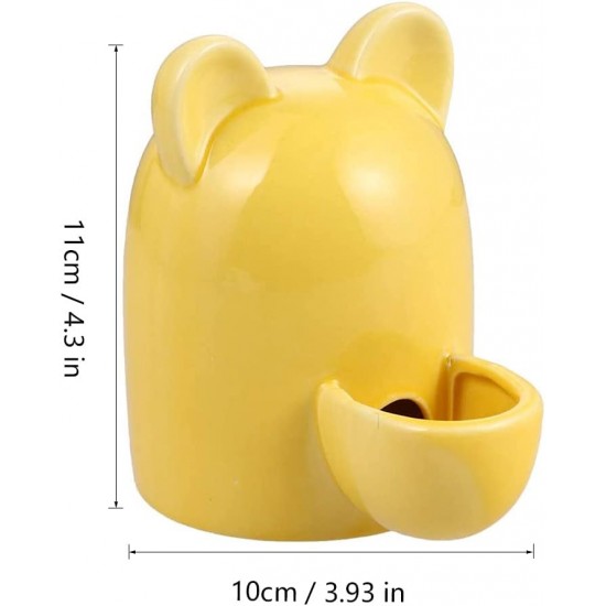 Lgel Ceramic Water Bottle, Hamster Water Bottle, Ceramic White, Automatic Water Dispenser Hamster Ceramic, Hamster Water Bottle, Ceramic, Mute for Hedgehog, Rabbit, Totoro, Cat, 300 ml Lgel Ceramic Water Bottle, Hamster Water Bottle, Ceramic White, Automatic Water Dispenser Hamster Ceramic, Hamster Water Bottle, Ceramic, Mute for Hedgehog, Rabbit, Totoro, Cat, 300 ml
