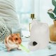 Lgel Ceramic Water Bottle, Hamster Water Bottle, Ceramic White, Automatic Water Dispenser Hamster Ceramic, Hamster Water Bottle, Ceramic, Mute for Hedgehog, Rabbit, Totoro, Cat, 300 ml