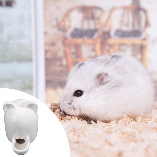 Lgel Ceramic Water Bottle, Hamster Water Bottle, Ceramic White, Automatic Water Dispenser Hamster Ceramic, Hamster Water Bottle, Ceramic, Mute for Hedgehog, Rabbit, Totoro, Cat, 300 ml Lgel Ceramic Water Bottle, Hamster Water Bottle, Ceramic White, Automatic Water Dispenser Hamster Ceramic, Hamster Water Bottle, Ceramic, Mute for Hedgehog, Rabbit, Totoro, Cat, 300 ml