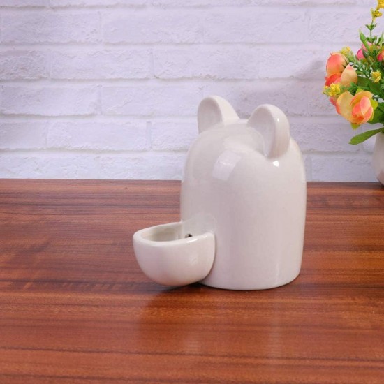 Lgel Ceramic Water Bottle, Hamster Water Bottle, Ceramic White, Automatic Water Dispenser Hamster Ceramic, Hamster Water Bottle, Ceramic, Mute for Hedgehog, Rabbit, Totoro, Cat, 300 ml Lgel Ceramic Water Bottle, Hamster Water Bottle, Ceramic White, Automatic Water Dispenser Hamster Ceramic, Hamster Water Bottle, Ceramic, Mute for Hedgehog, Rabbit, Totoro, Cat, 300 ml