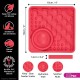 LickiMat Kitty Lick Mat for Kittens 10 x 10 cm, Colour: Turquoise LickiMat Kitty Lick Mat for Kittens 10 x 10 cm, Colour: Turquoise
