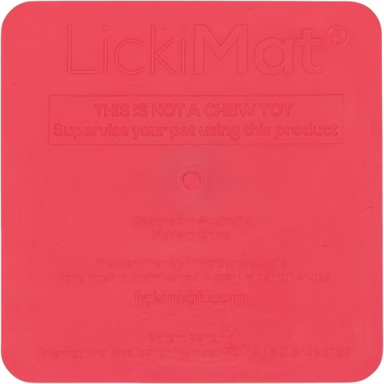 LickiMat Kitty Lick Mat for Kittens 10 x 10 cm, Colour: Turquoise LickiMat Kitty Lick Mat for Kittens 10 x 10 cm, Colour: Turquoise