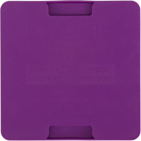 LickiMat Mini Classic Playdate Cat Food Mat, Slow Feeder Bowl for Boredom & Anxiety Relief for Cats, Perfect for Food, Treats, Yogurt and Peanut Butter, Fun Alternative to LickiMat Mini Classic Playdate Cat Food Mat, Slow Feeder Bowl for Boredom & Anxiety Relief for Cats, Perfect for Food, Treats, Yogurt and Peanut Butter, Fun Alternative to