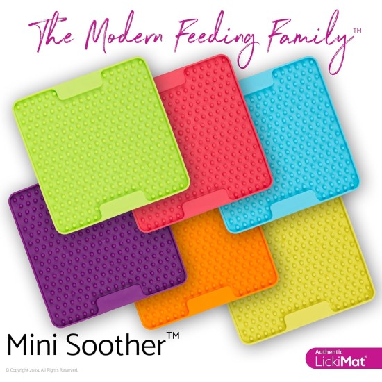 LickiMat Mini Classic Playdate Cat Food Mat, Slow Feeder Bowl for Boredom & Anxiety Relief for Cats, Perfect for Food, Treats, Yogurt and Peanut Butter, Fun Alternative to LickiMat Mini Classic Playdate Cat Food Mat, Slow Feeder Bowl for Boredom & Anxiety Relief for Cats, Perfect for Food, Treats, Yogurt and Peanut Butter, Fun Alternative to