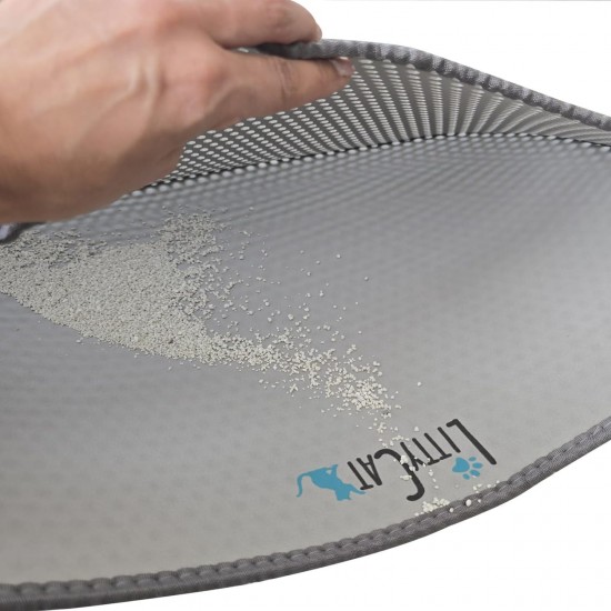 Littycat Cat Litter Mat Cat Litter Tray Mat in Size 60 x 45 cm, Double Layer, Waterproof, Soft EVA Mat with Honeycomb Design, Non-Slip, Ideal for Cat Litter Tray in Grey Littycat Cat Litter Mat Cat Litter Tray Mat in Size 60 x 45 cm, Double Layer, Waterproof, Soft EVA Mat with Honeycomb Design, Non-Slip, Ideal for Cat Litter Tray in Grey