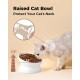 LoeJan Elevated Cat Bowl 5oz Ceramic Raised and Tilted Water Bowl, Anti Vomiting and Protect Pet Spine, Cat Bowl for Small Dogs, Thick Cats, Kittens LoeJan Elevated Cat Bowl 5oz Ceramic Raised and Tilted Water Bowl, Anti Vomiting and Protect Pet Spine, Cat Bowl for Small Dogs, Thick Cats, Kittens