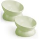 LoeJan Elevated Cat Bowl 5oz Ceramic Raised and Tilted Water Bowl, Anti Vomiting and Protect Pet Spine, Cat Bowl for Small Dogs, Thick Cats, Kittens LoeJan Elevated Cat Bowl 5oz Ceramic Raised and Tilted Water Bowl, Anti Vomiting and Protect Pet Spine, Cat Bowl for Small Dogs, Thick Cats, Kittens