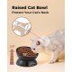 LoeJan Elevated Cat Bowl 5oz Ceramic Raised and Tilted Water Bowl, Anti Vomiting and Protect Pet Spine, Cat Bowl for Small Dogs, Thick Cats, Kittens LoeJan Elevated Cat Bowl 5oz Ceramic Raised and Tilted Water Bowl, Anti Vomiting and Protect Pet Spine, Cat Bowl for Small Dogs, Thick Cats, Kittens