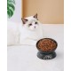 LoeJan Elevated Cat Bowl 5oz Ceramic Raised and Tilted Water Bowl, Anti Vomiting and Protect Pet Spine, Cat Bowl for Small Dogs, Thick Cats, Kittens LoeJan Elevated Cat Bowl 5oz Ceramic Raised and Tilted Water Bowl, Anti Vomiting and Protect Pet Spine, Cat Bowl for Small Dogs, Thick Cats, Kittens