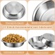Loppdece Pack of 8 Stainless Steel Cat Bowls, 14 cm Cat Food Bowls, Cat Bowls for Whiskers Fatigue, Flat Feeding Bowls for Cats and Kittens, Small Dogs, Dishwasher Safe Loppdece Pack of 8 Stainless Steel Cat Bowls, 14 cm Cat Food Bowls, Cat Bowls for Whiskers Fatigue, Flat Feeding Bowls for Cats and Kittens, Small Dogs, Dishwasher Safe