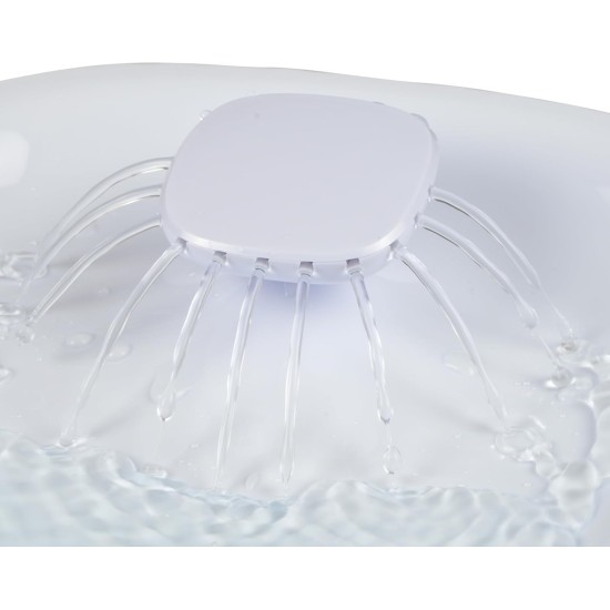 Love Story, 3 Litre White Water Fountain for Animals 20.5 x 20.5 x 16 cm Love Story, 3 Litre White Water Fountain for Animals 20.5 x 20.5 x 16 cm