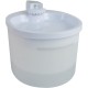 Love Story, Cat Water Fountain with Motion Sensor 2.5L 21.5 x 18.5 x 14 cm White