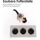 LucyBalu® Bowl Mat for Cats, Cat Mat for Water & Food Bowl, Silicone Mat as Non-Slip Mat for Cat Bowl, Feeding Mat for Cats, Rectangular, Taupe LucyBalu® Bowl Mat for Cats, Cat Mat for Water & Food Bowl, Silicone Mat as Non-Slip Mat for Cat Bowl, Feeding Mat for Cats, Rectangular, Taupe