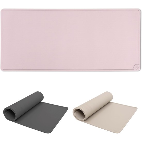 LucyBalu® Bowl Mat for Cats, Cat Mat for Water & Food Bowl, Silicone Mat as Non-Slip Mat for Cat Bowl, Feeding Mat, Cat Feeding Mat, Rectangular, XL Taupe LucyBalu® Bowl Mat for Cats, Cat Mat for Water & Food Bowl, Silicone Mat as Non-Slip Mat for Cat Bowl, Feeding Mat, Cat Feeding Mat, Rectangular, XL Taupe