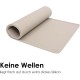 LucyBalu® Bowl Mat for Cats, Cat Mat for Water & Food Bowl, Silicone Mat as Non-Slip Mat for Cat Bowl, Feeding Mat, Cat Feeding Mat, Rectangular, XL Taupe