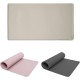 LucyBalu® Bowl Mat for Cats, Cat Mat for Water & Food Bowl, Silicone Mat as Non-Slip Mat for Cat Bowl, Feeding Mat, Cat Feeding Mat, Rectangular, XL Taupe