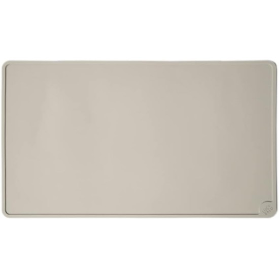 LucyBalu® Bowl Mat for Cats, Cat Mat for Water & Food Bowl, Silicone Mat as Non-Slip Mat for Cat Bowl, Feeding Mat, Cat Feeding Mat, Rectangular, XL Taupe LucyBalu® Bowl Mat for Cats, Cat Mat for Water & Food Bowl, Silicone Mat as Non-Slip Mat for Cat Bowl, Feeding Mat, Cat Feeding Mat, Rectangular, XL Taupe