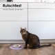 LucyBalu® Bowl Mat for Cats, Cat Mat for Water & Food Bowl, Silicone Mat as Non-Slip Mat for Cat Bowl, Feeding Mat, Cat Feeding Mat, Rectangular, XL Taupe