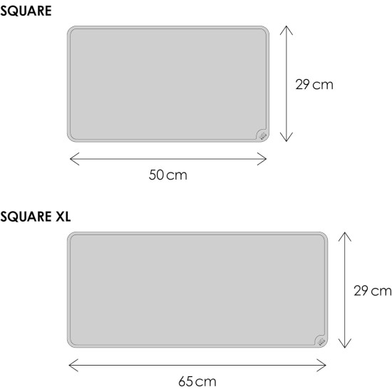 LucyBalu® Bowl Mat for Cats, Cat Mat for Water & Food Bowl, Silicone Mat as Non-Slip Mat for Cat Bowl, Feeding Mat, Cat Feeding Mat, Rectangular, XL Taupe LucyBalu® Bowl Mat for Cats, Cat Mat for Water & Food Bowl, Silicone Mat as Non-Slip Mat for Cat Bowl, Feeding Mat, Cat Feeding Mat, Rectangular, XL Taupe