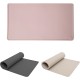 LucyBalu® Bowl Mat for Cats, Cat Mat for Water & Food Bowl, Silicone Mat as Non-Slip Mat for Cat Bowl, Feeding Mat, Cat Feeding Mat, Rectangular, XL Taupe