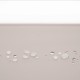 LucyBalu® Bowl Mat for Cats, Cat Mat for Water & Food Bowl, Silicone Mat as Non-Slip Mat for Cat Bowl, Feeding Mat, Cat Feeding Mat, Rectangular, XL Taupe