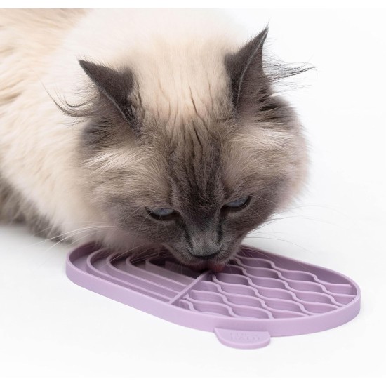 LucyBalu® ZENPAD Licking Mat for Cats, Slow Feeder, Licking Mat Made of Food-Grade Silicone, Silicone Mat for Licking, Rose LucyBalu® ZENPAD Licking Mat for Cats, Slow Feeder, Licking Mat Made of Food-Grade Silicone, Silicone Mat for Licking, Rose