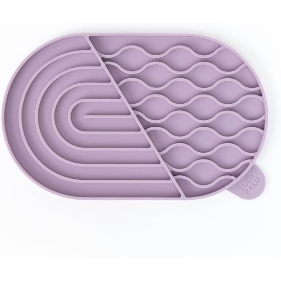 LucyBalu® ZENPAD Licking Mat for Cats, Slow Feeder, Licking Mat Made of Food-Grade Silicone, Silicone Mat for Licking, Rose LucyBalu® ZENPAD Licking Mat for Cats, Slow Feeder, Licking Mat Made of Food-Grade Silicone, Silicone Mat for Licking, Rose