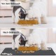 Lurowo Dog Bowl Mat, 40 x 60 cm, Non-Slip Mat, Cat Bowl, Absorbency Feeding Mat, Dogs, Waterproof Bowl Mat, Cats, Mat for Dog Bowl Lurowo Dog Bowl Mat, 40 x 60 cm, Non-Slip Mat, Cat Bowl, Absorbency Feeding Mat, Dogs, Waterproof Bowl Mat, Cats, Mat for Dog Bowl