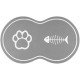 Lurowo Dog Bowl Mat, 40 x 60 cm, Non-Slip Mat, Cat Bowl, Absorbency Feeding Mat, Dogs, Waterproof Bowl Mat, Cats, Mat for Dog Bowl Lurowo Dog Bowl Mat, 40 x 60 cm, Non-Slip Mat, Cat Bowl, Absorbency Feeding Mat, Dogs, Waterproof Bowl Mat, Cats, Mat for Dog Bowl