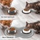 Lurowo Dog Bowl Mat, 40 x 60 cm, Non-Slip Mat, Cat Bowl, Absorbency Feeding Mat, Dogs, Waterproof Bowl Mat, Cats, Mat for Dog Bowl Lurowo Dog Bowl Mat, 40 x 60 cm, Non-Slip Mat, Cat Bowl, Absorbency Feeding Mat, Dogs, Waterproof Bowl Mat, Cats, Mat for Dog Bowl