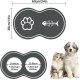 Lurowo Dog Bowl Mat, 40 x 60 cm, Non-Slip Mat, Cat Bowl, Absorbency Feeding Mat, Dogs, Waterproof Bowl Mat, Cats, Mat for Dog Bowl Lurowo Dog Bowl Mat, 40 x 60 cm, Non-Slip Mat, Cat Bowl, Absorbency Feeding Mat, Dogs, Waterproof Bowl Mat, Cats, Mat for Dog Bowl