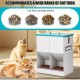 MUYIRTED Automatic Cat Feeder, 2 Bowls, 10 L Feeders, Cat Feeder for Cat Food, Made of Metal, Dry Food Automatic for Cats and Small Dogs, Rabbits, Feeding Station Cats MUYIRTED Automatic Cat Feeder, 2 Bowls, 10 L Feeders, Cat Feeder for Cat Food, Made of Metal, Dry Food Automatic for Cats and Small Dogs, Rabbits, Feeding Station Cats