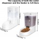 Marchul Pets Automatic Feeder and Watering Set, Dog Cat Feeder and Water Dispenser 3.8 L, 2 in 1 Cat Food Water Dispenser for Small, Medium and Large Pets Marchul Pets Automatic Feeder and Watering Set, Dog Cat Feeder and Water Dispenser 3.8 L, 2 in 1 Cat Food Water Dispenser for Small, Medium and Large Pets