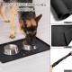 MateeyLife Cat Bowl Mat Large Dog Bowl Mat Small Dogs Silicone Mat Dog Bowl Large Dogs Non-Slip Mat Cat Bowl Cat Feeding Bowl Mat 55 x 35 cm MateeyLife Cat Bowl Mat Large Dog Bowl Mat Small Dogs Silicone Mat Dog Bowl Large Dogs Non-Slip Mat Cat Bowl Cat Feeding Bowl Mat 55 x 35 cm