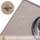 MateeyLife Cat Bowl Mat Large Dog Bowl Mat Small Dogs Silicone Mat Dog Bowl Large Dogs Non-Slip Mat Cat Bowl Cat Feeding Bowl Mat 55 x 35 cm MateeyLife Cat Bowl Mat Large Dog Bowl Mat Small Dogs Silicone Mat Dog Bowl Large Dogs Non-Slip Mat Cat Bowl Cat Feeding Bowl Mat 55 x 35 cm