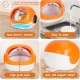 Microchip Automatic Cat Feeder, Cat Food Automatic with RFID Collar Pendant, Dual Powered Electric Pet Feeder, Automatic Cat Wet Food for Wet and Dry Food, Orange Microchip Automatic Cat Feeder, Cat Food Automatic with RFID Collar Pendant, Dual Powered Electric Pet Feeder, Automatic Cat Wet Food for Wet and Dry Food, Orange