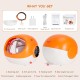 Microchip Automatic Cat Feeder, Cat Food Automatic with RFID Collar Pendant, Dual Powered Electric Pet Feeder, Automatic Cat Wet Food for Wet and Dry Food, Orange Microchip Automatic Cat Feeder, Cat Food Automatic with RFID Collar Pendant, Dual Powered Electric Pet Feeder, Automatic Cat Wet Food for Wet and Dry Food, Orange