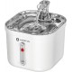 Molly&Cody Spring Drinking Fountain for Cats and Dogs (2L Water Capacity, Automatic Water Dispenser, Ultra Quiet Water Pump, Visible Water Level Indicator, 3-Way Filter System, Compact, Stainless Molly&Cody Spring Drinking Fountain for Cats and Dogs (2L Water Capacity, Automatic Water Dispenser, Ultra Quiet Water Pump, Visible Water Level Indicator, 3-Way Filter System, Compact, Stainless