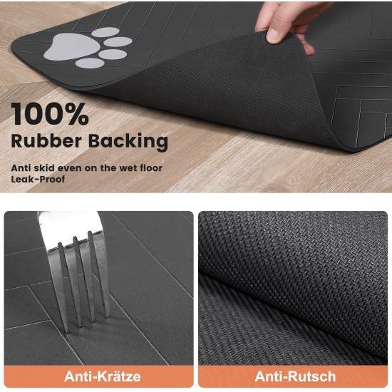 Napfunterlage Hund Katzen Futternapf Unterlage, rutschfest Unterlage Haustiere, Hundefutter Matte Absorbierend Haustier Fütterung Matte Personalisierte Katze Platzset (Braun, 30 x 50 cm) Napfunterlage Hund Katzen Futternapf Unterlage, rutschfest Unterlage Haustiere, Hundefutter Matte Absorbierend Haustier Fütterung Matte Personalisierte Katze Platzset (Braun, 30 x 50 cm)
