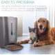 Navaris Automatic Feeder - 6 L Feeder with Timer and Acoustic Notification - for Dogs and Cats, White Navaris Automatic Feeder - 6 L Feeder with Timer and Acoustic Notification - for Dogs and Cats, White